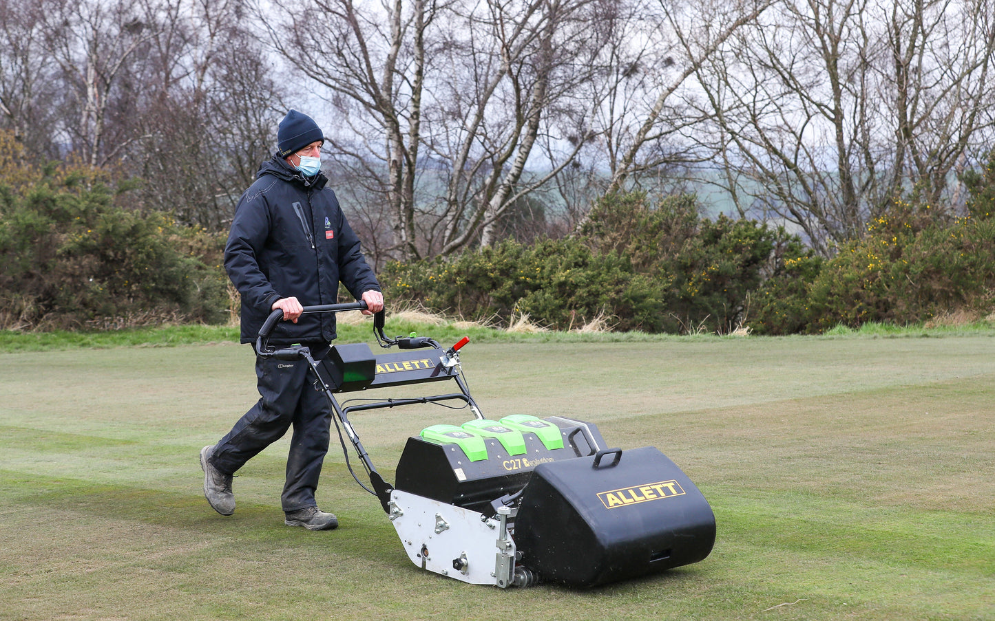 Allett C27E/2 Evolution Cylinder Mower (Power-unit with Grassbox)