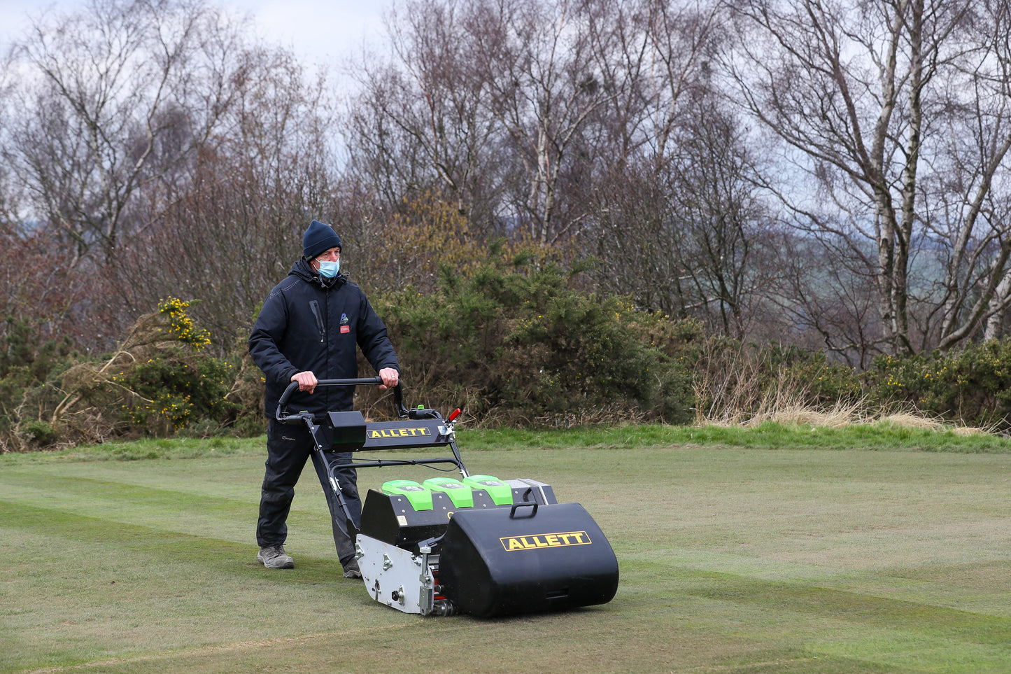 Allett C27E/2 Evolution Cylinder Mower (Power-unit with Grassbox)