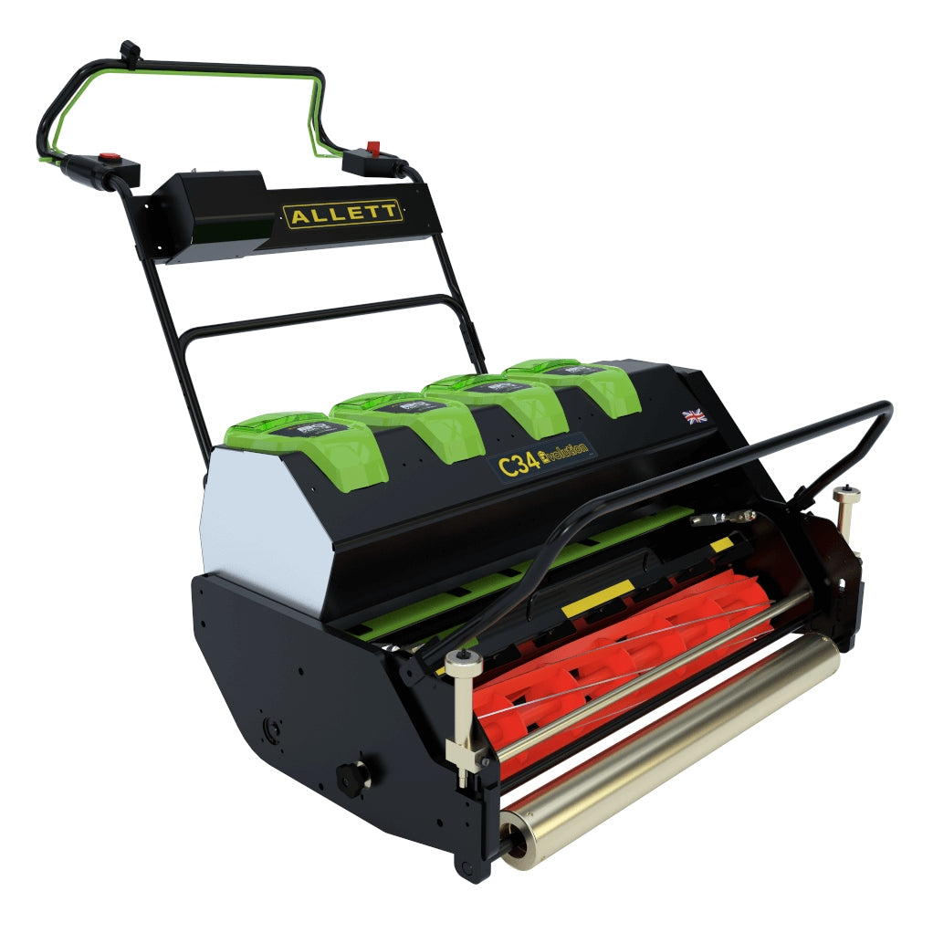 Allett C34/2 Evolution Cylinder Mower (Power-unit with Grassbox)