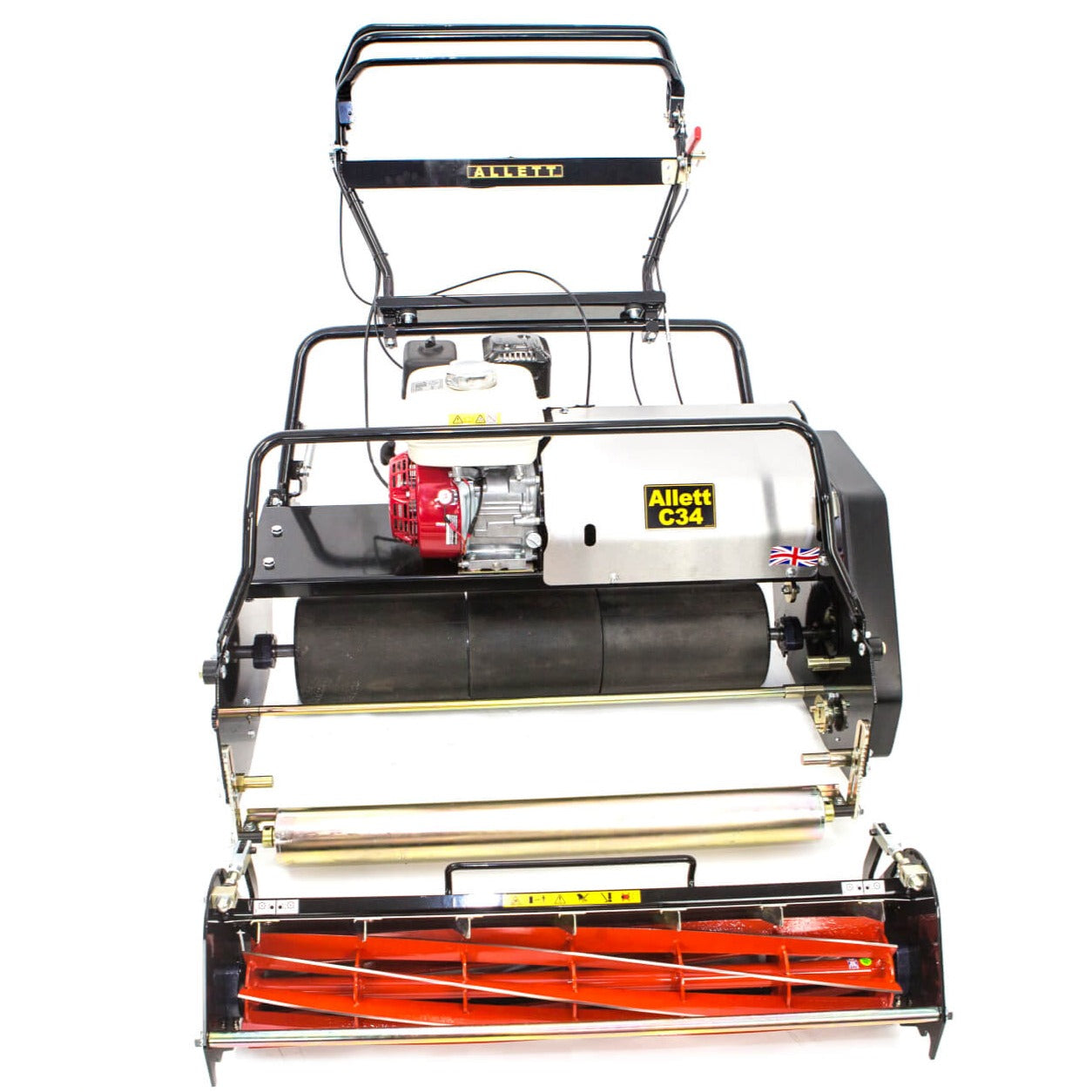 Allett C34 Cylinder Mower (Power-unit with Grassbox)
