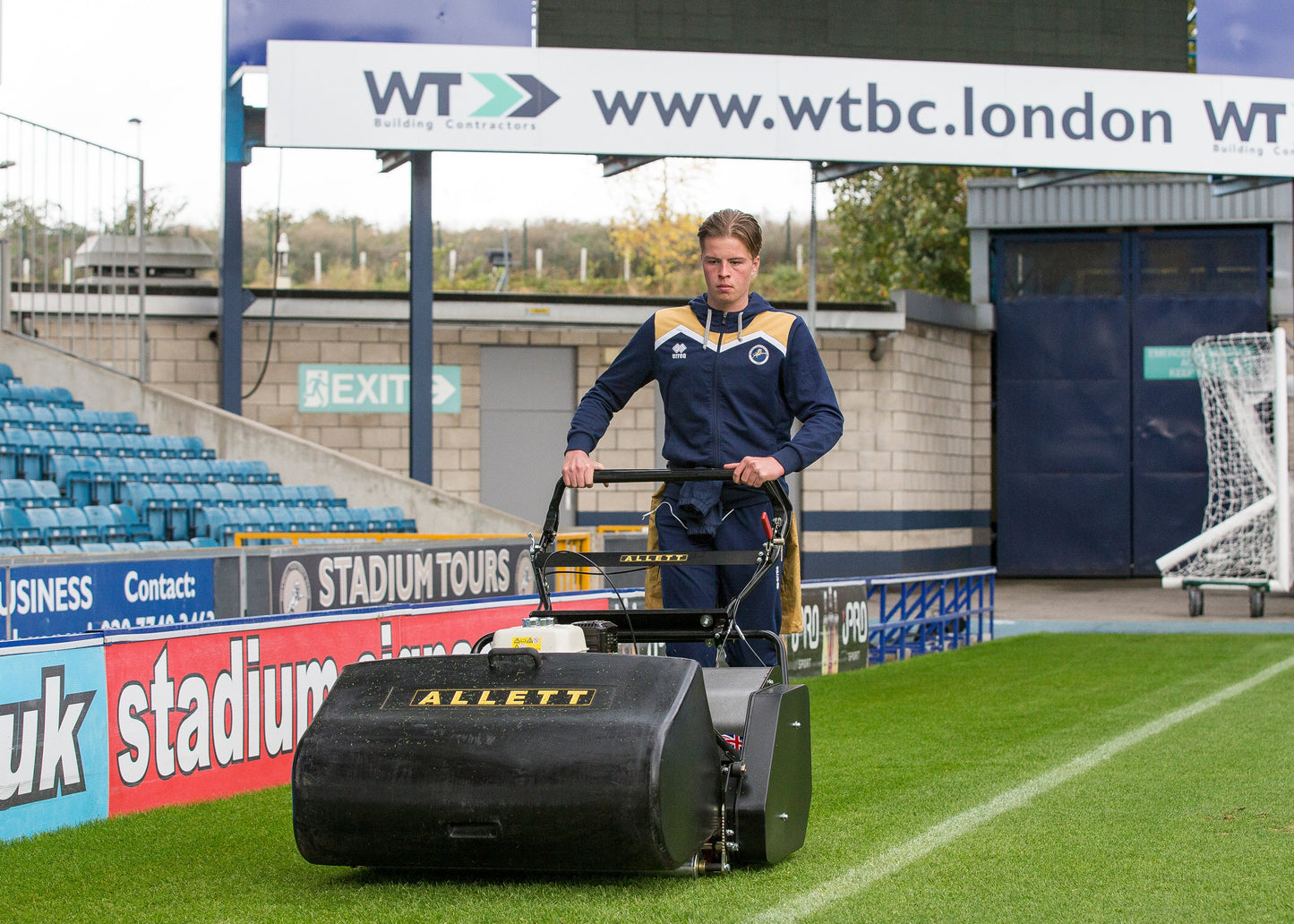 Allett C34 Cylinder Mower (Power-unit with Grassbox)