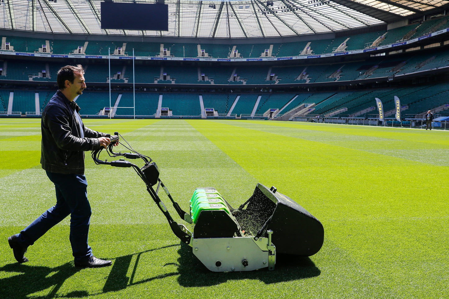 Allett C34/2 Evolution Cylinder Mower (Power-unit with Grassbox)