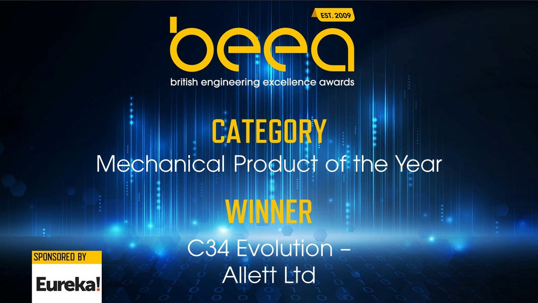Allett C34E Wins 'Mechanical Product of The Year' at the BEEA'S