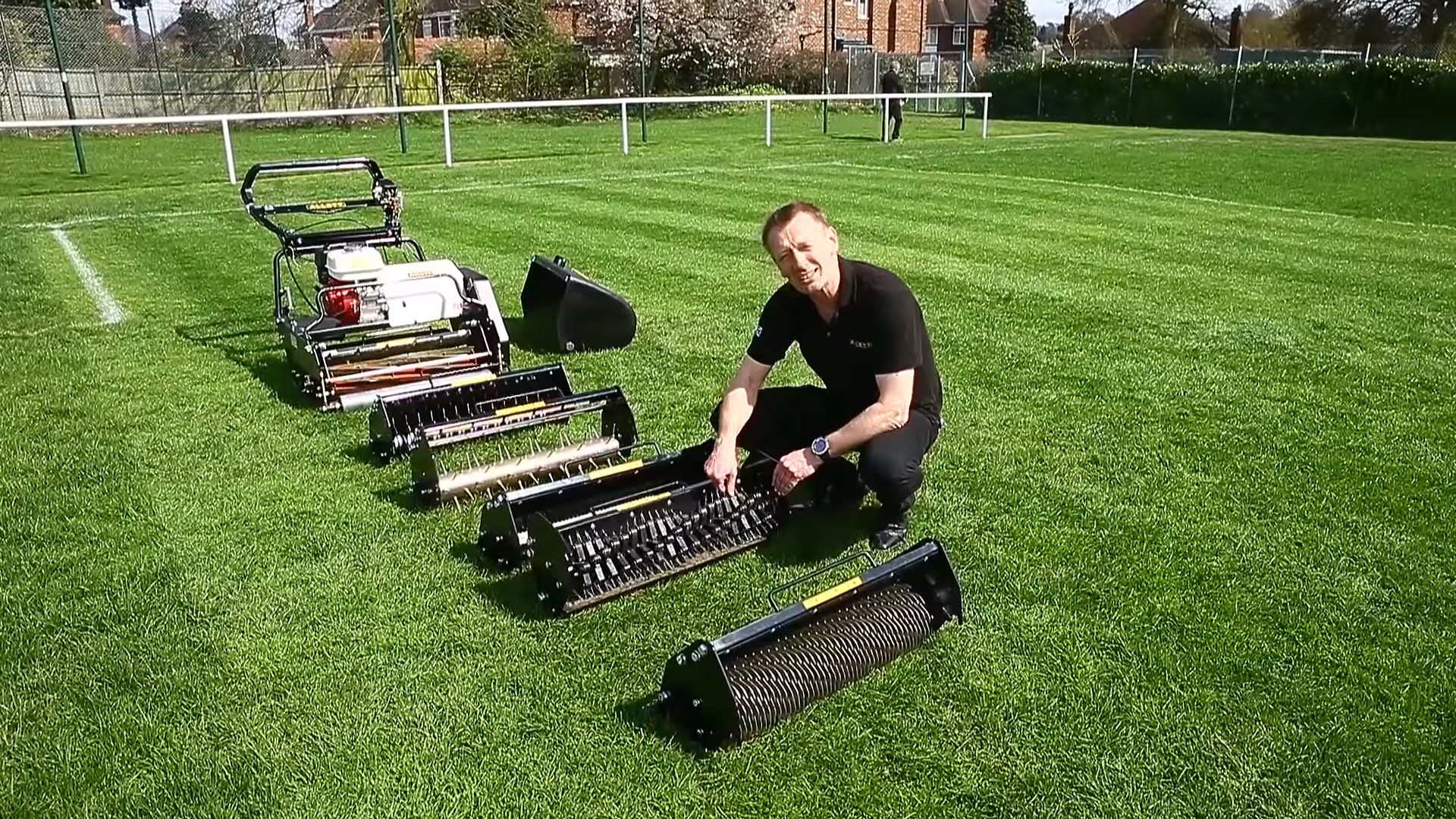 Load video: Introducing the C27 and C34 complete cartridge range cylinder mower