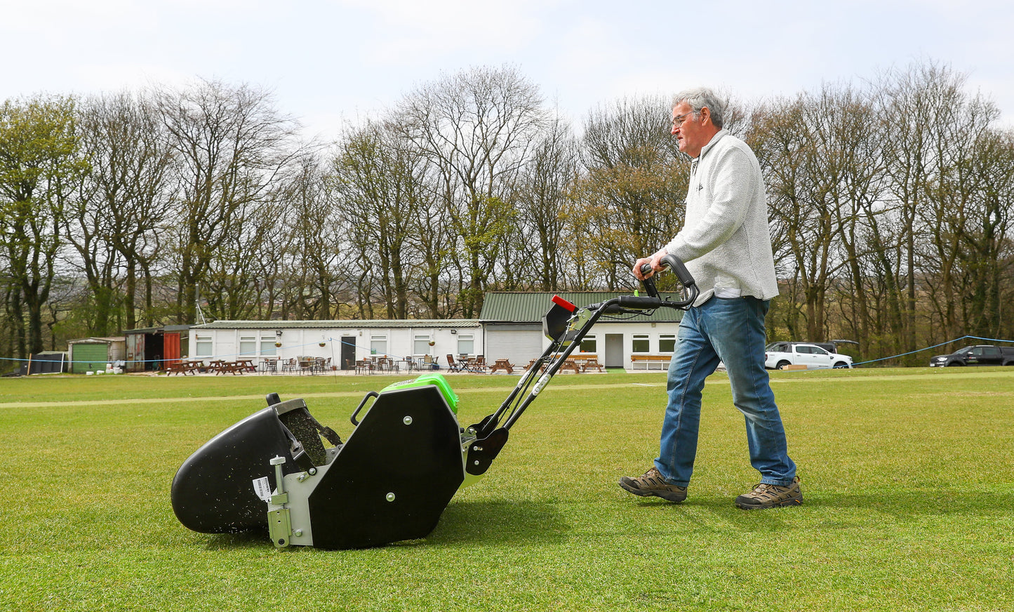 Allett C27E Evolution Cylinder Mower (Power-unit with Grassbox)