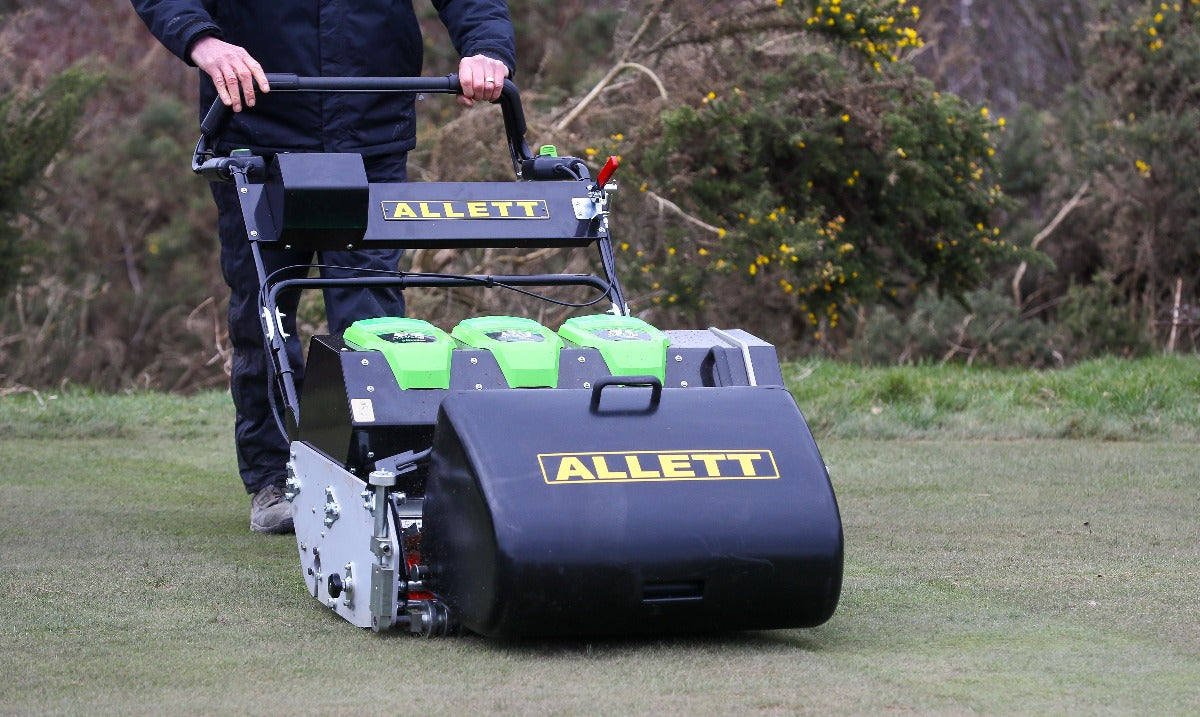 Allett C27E Evolution Cylinder Mower (Power-unit with Grassbox)