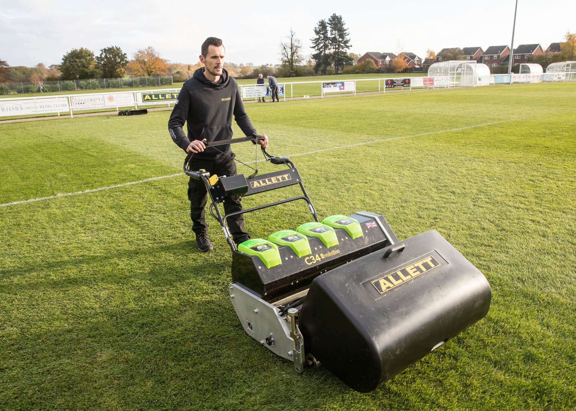 C34 Evolution Cylinder Mower Electric Professional Turf Maintenance ALLETT Pro